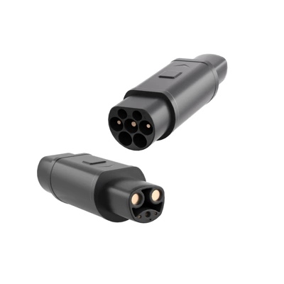 EV şarj adapterləri, electric vehicle charging adapter - cw-zh8-euro-to-tesla-t2-tesla