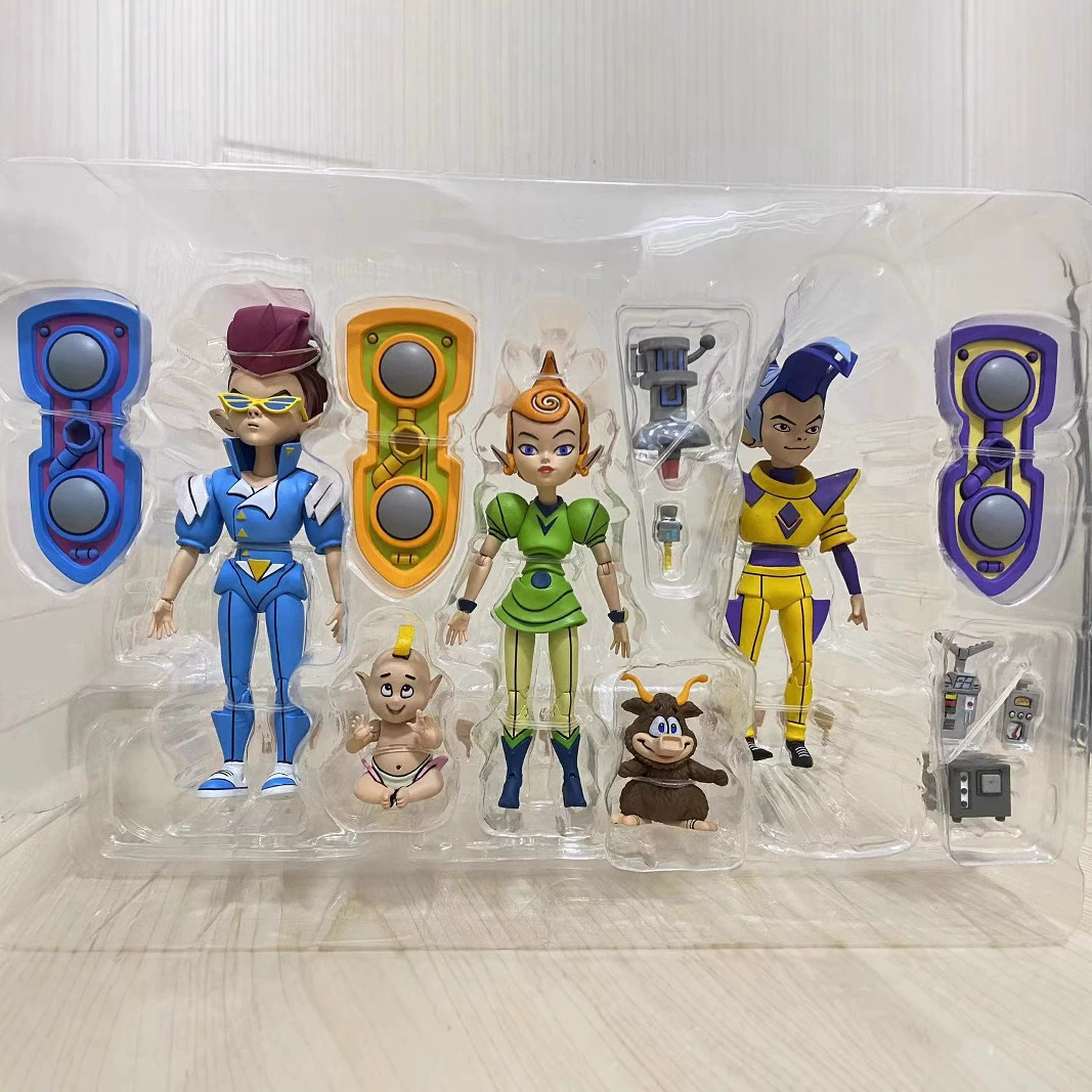 Подлинная NECA54282 Ninja God Turtle Microcoin 3 упаковки
