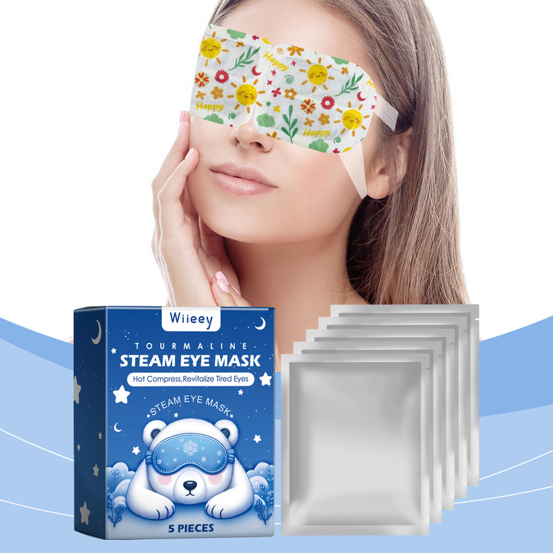 Wiieey sleep steam eye mask mild hot compress eyes to improve sleep quality daily use eye protection