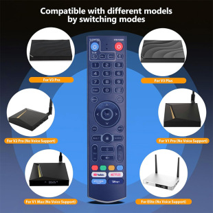 Bluetooth voice with learning two-in-one luminous remote control for vSeeBox V3 Pro TV set-top box