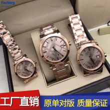 新款瑞士石英BU手表男女款 BU9146情侣钢带石英手表外贸电商批发