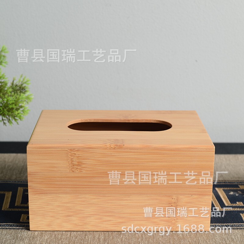 Bamboo and Wood Tissue Box Household Bamboo Products Paper Box Modern Simple Tissue Storage Box Hotel Napkin Box Bamboo and Wood Tissue Box Household Bamboo Products Paper Box Modern Simple Tissue Storage Box Hotel Napkin Box
