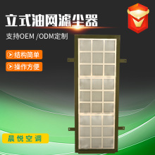 立式油网滤尘器LWP-X地下室人防防化通风设备碳钢立式油网过滤器
