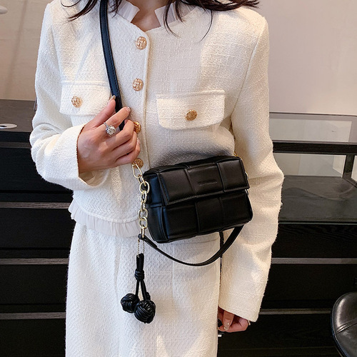 This year's popular woven bags  new women's bags, fashionable and versatile crossbody bags, fashionable small square bags, factory direct sales