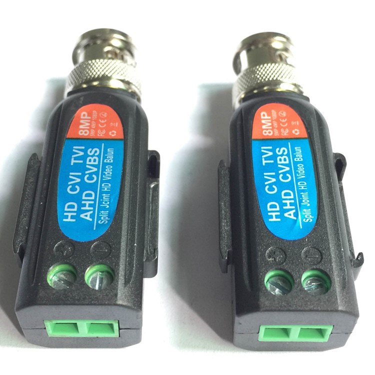 双绞线传输器HDTVI CVI AHD 拼接高清传输器   UTP BALUN视频传输