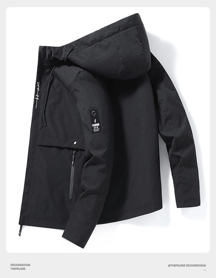 Men's Hooded Down Jacket Casual Autumn Winter Coat For Men_voghion.com
