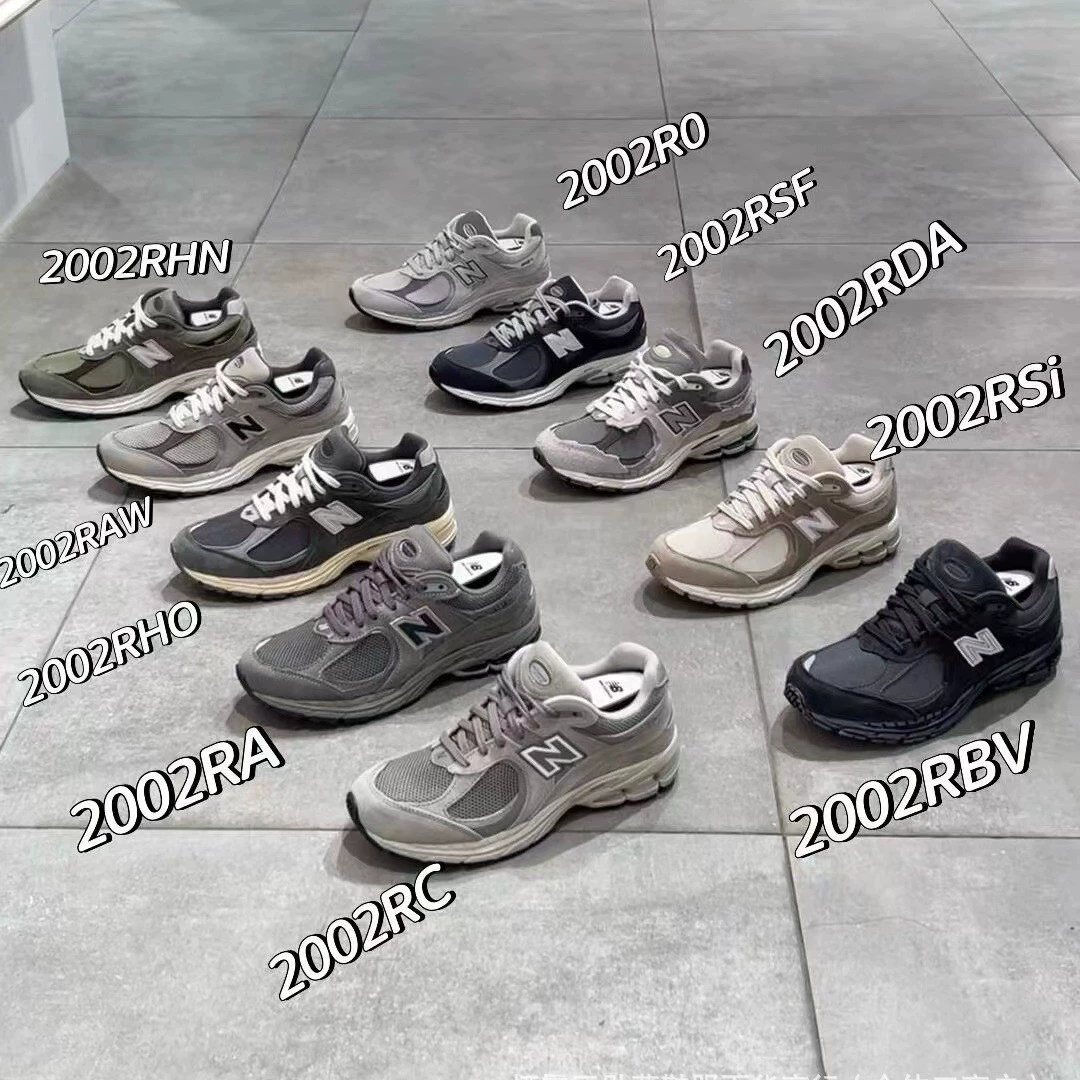 Обувь Putian Pure Origin NB 2002RAC классический серый Yuanzu серый мужская и женская модная cómoda ретро спортивная обувь daddy shoes
