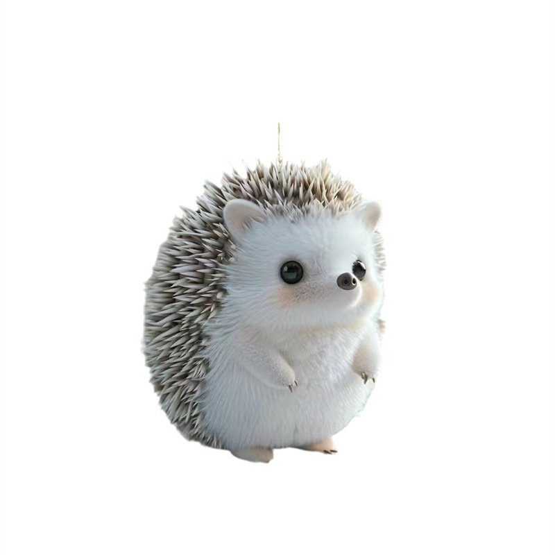 Nuevo producto transfronterizo Navidad erizo colgante acrílico árbol de Navidad decoración del hogar de Navidad