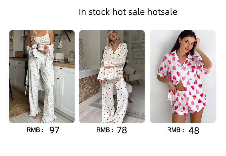 Φθινόπωρο 2024 Ευρωπαϊκές και Αμερικανικές Πιτζάμες από Μεταξωτό Πάγο Μόδα Πουκάμισο με Φτερά Στρουθοκαμήλου Παντελόνι Χαλαρά Δύο Τεμαχίων Ρούχα Σπιτιού από Φτερά για Γυναίκες_voghion.com