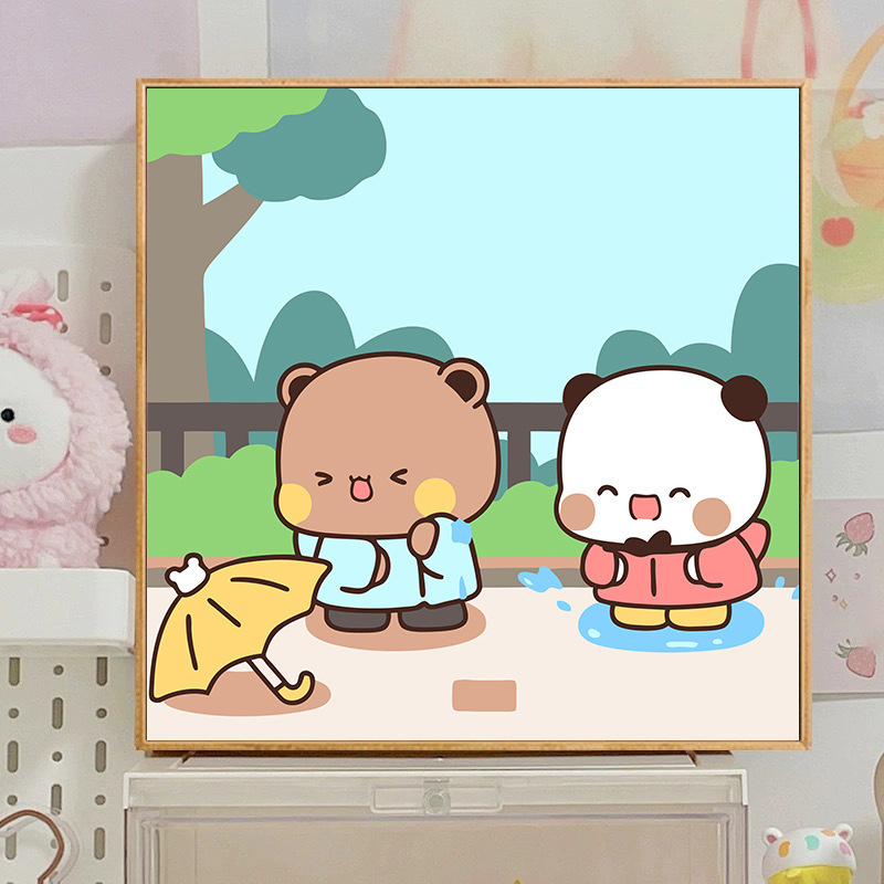 ズートピア diy デジタル油絵手描き着色ジュディニック周辺アクリル油絵メーカー卸売|undefined