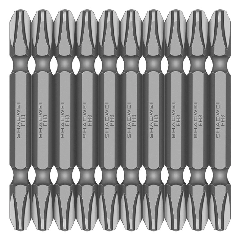 Shaowei с двойной головкой И Крестообразной головкой, Сильный магнитный ветер, электрическая отвертка двойного назначения с двойной головкой PH3-PH3-65-6.35