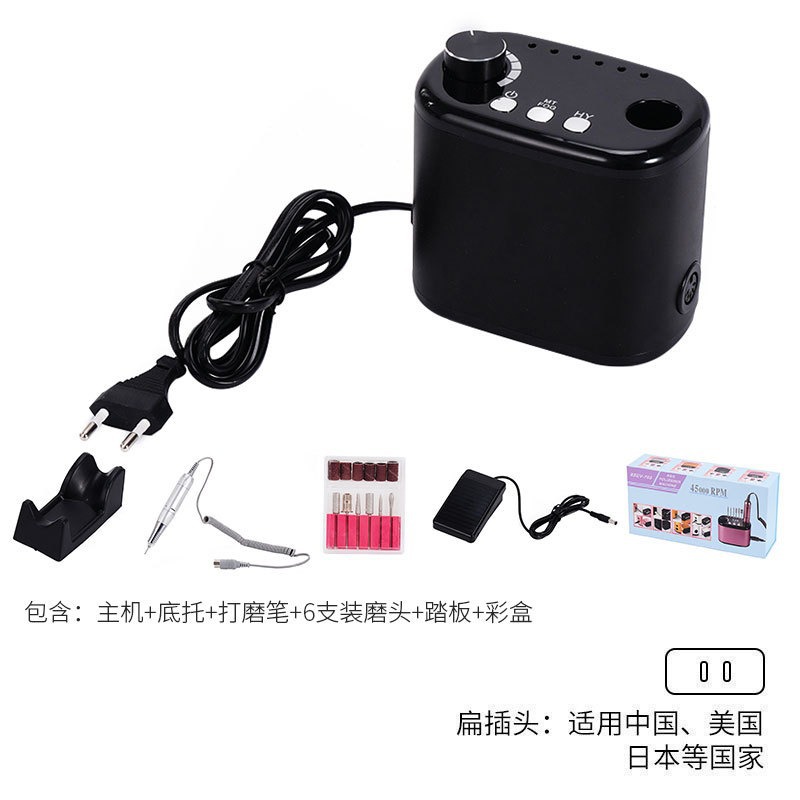 Lijadora profesional de eliminación de uñas lijadora de uñas strong-210 lijadora eléctrica de corbata de uñas de velocidad ajustable