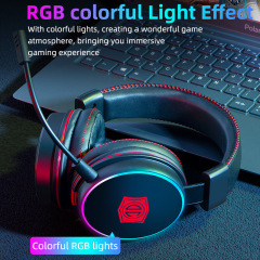 2.4g bluetoothと有線三型ヘッドセット式電気競争イヤホン専門encノイズ除去マイク有線7.1電