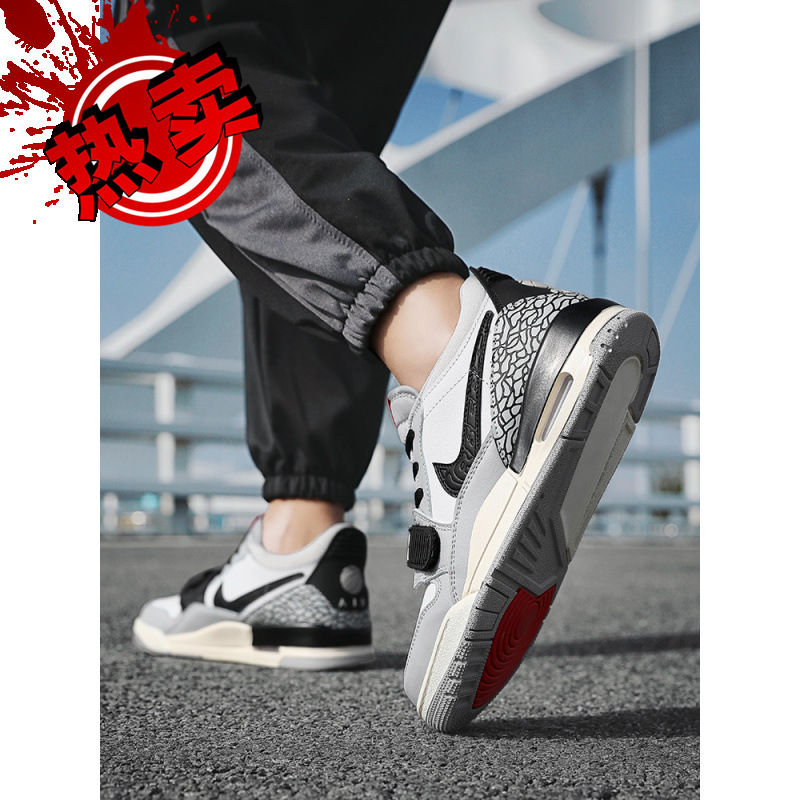 aj312复活节低帮男鞋莆田正品官网青少年篮球鞋高帮米白蓝运动鞋