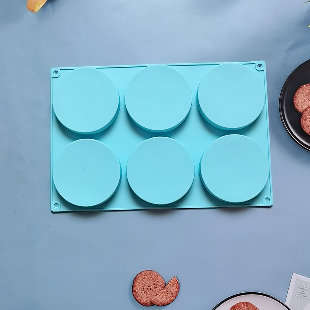 6 discos 153 pastel chocolate molde de silicona molde de postre decoración de pastel de cocina horneador Ma Green