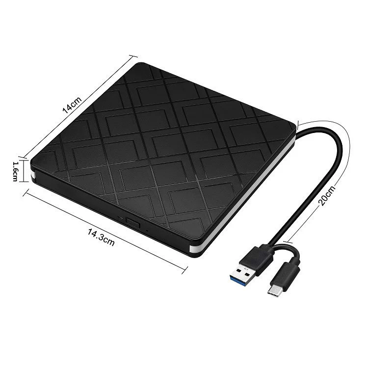 Computer burner notebook typec external burning optical drive all-in-one machine external vcd reader plug and play