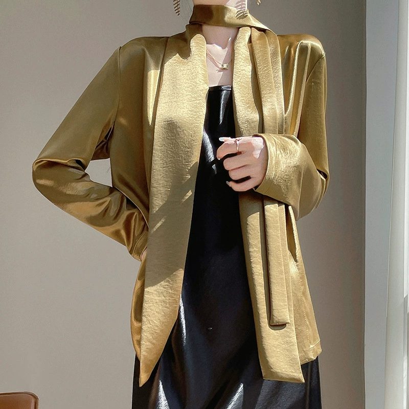Summer solid fashionable jacket, V-neckline