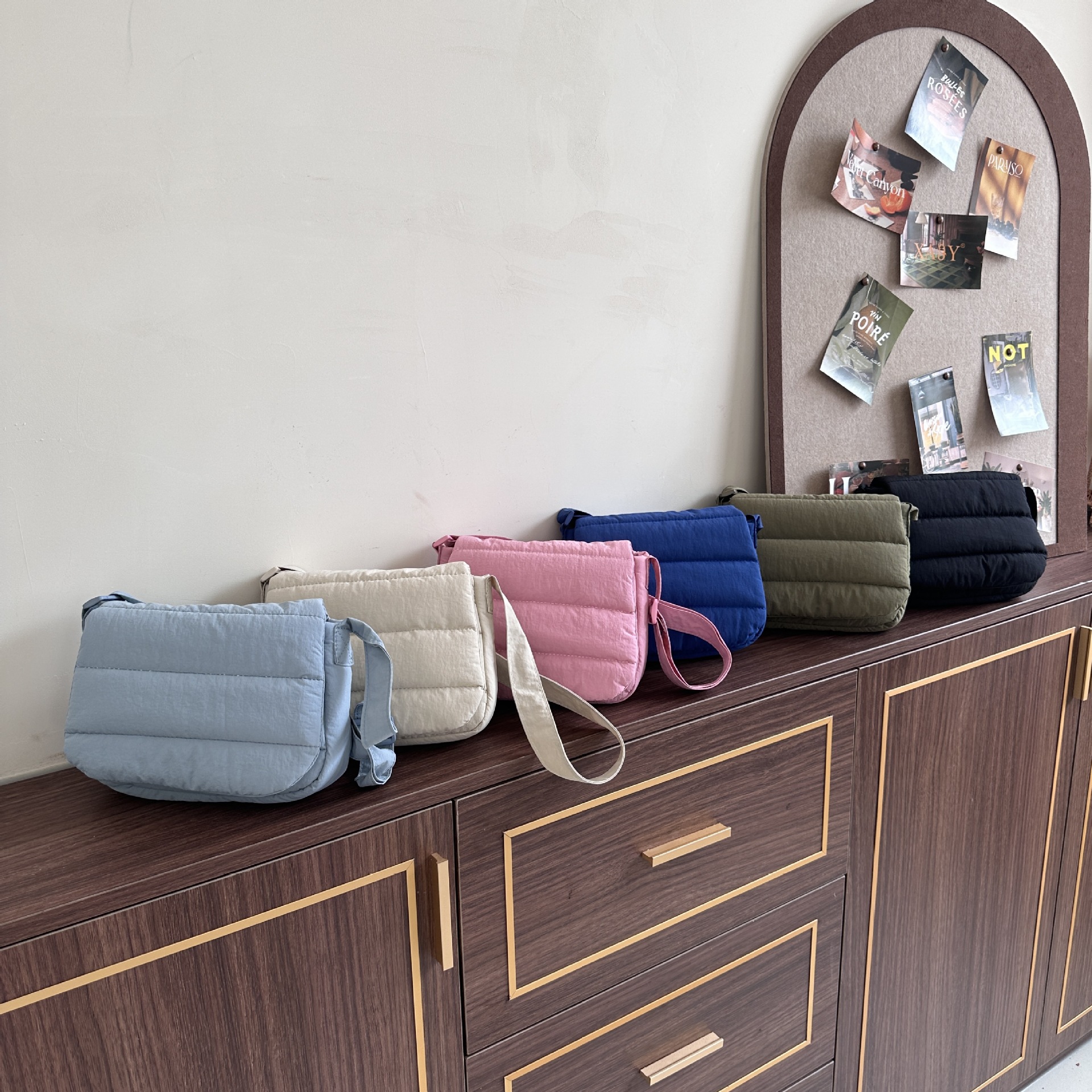 Bolso Cuadrado Pequeño para Mujer de Nailon para Uso Diario