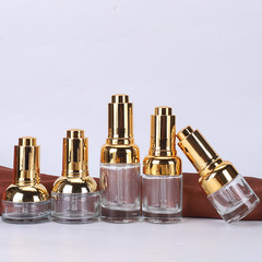 精油瓶玻璃瓶空瓶精華液膠頭滴管分裝瓶護膚品便捷玻璃瓶分裝瓶