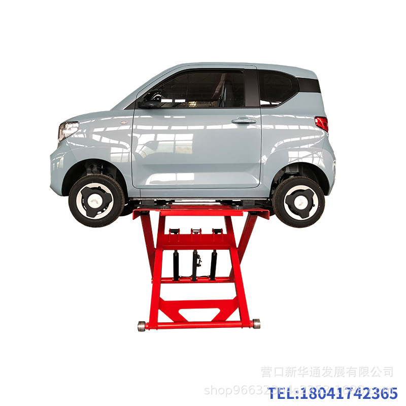 Elevador de coche Liba 1,25 m 3 toneladas elevador de cizalla móvil portátil elevador hidráulico eléctrico