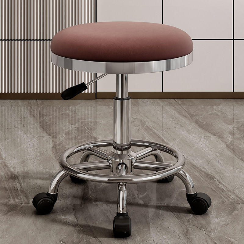 silla de dentista de estética elevadora polea de manicura silla giratoria silla de computadora silla de laboratorio maestro taburete