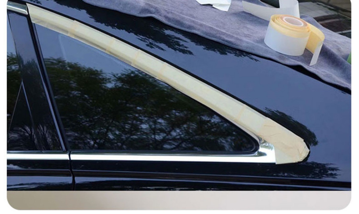 Car Spray Paint Window Edge Masking Tape 5cm High Temperature Resistant