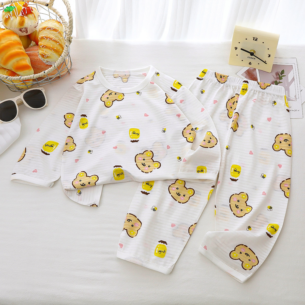 Traje de servicio a domicilio para niños verano nuevo pijamas para bebés ropa de aire acondicionado para niños ropa a domicilio para niñas ropa para niños al por mayor