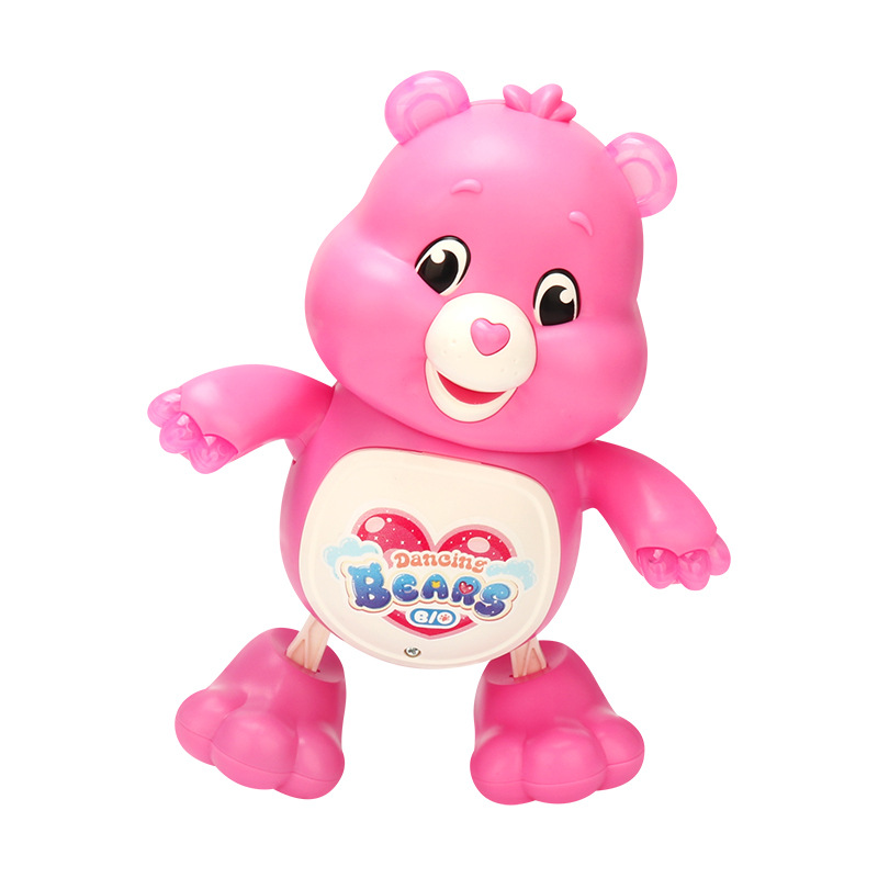El mismo tipo eléctrico puede cantar y bailar, pequeño oso, bebé, puzzle, swing danza, oso arco iris, niños y niñas