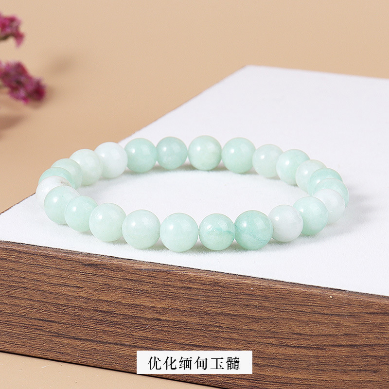 Optimized burmese chalcedony bracelet