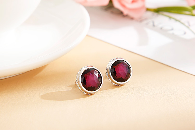 fashion creative dragonfly earrings diamond necklace set wholesale