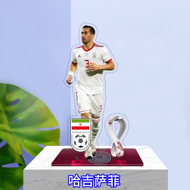Figura Acrílica de Estrella de Fútbol de Acrílico, para Regalo de Cumpleaños