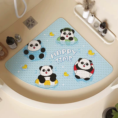 Avtomobil döşəmə paspasları: Suction Cup Anti-Fall Bathtub - four-pandas-no-5-5454cm