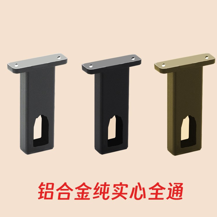 armario grueso varilla de colgante de ropa aleación de aluminio varilla de paso de ropa armario barra transversal fijación interior brida antideslizante varilla de ropa silenciosa