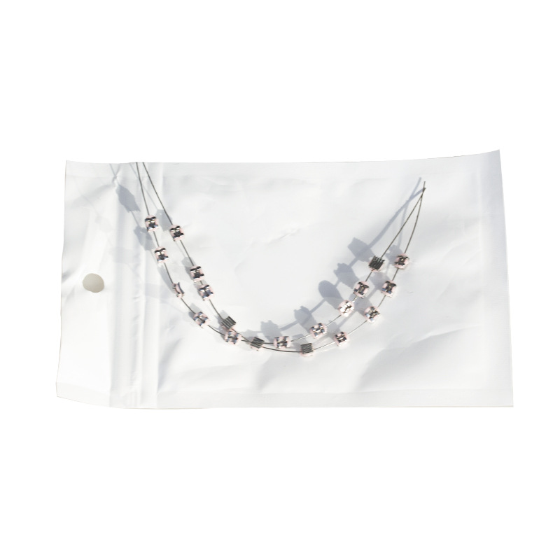 Brackets dentales de moda transfronterizos, coloridos, decorativos, con ganchos, sin ganchos, gama completa de colores