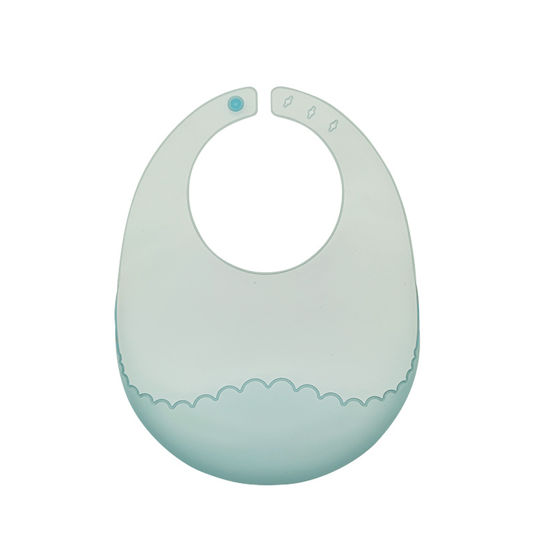 Bebé ultra-Delgado sin costura babero verano ligero babero impermeable recién nacido babero de silicona bebé nano babero de plata