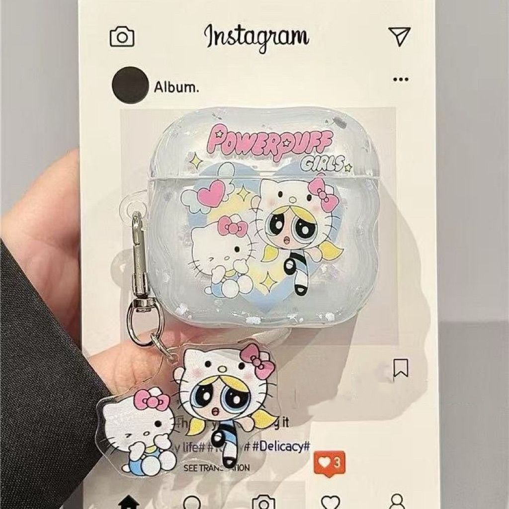 Cartoon Flying Sky Girl Police Airpod ProPro2 Gen3 Bluetooth Case Apple 4 Gen5 Case auriculares
