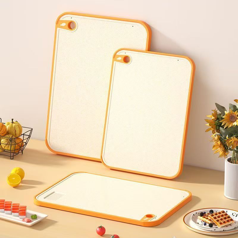 tablero de corte de vegetales antifungal y antibacteriano tablero de escritorio panel de cocina tablero de corte de plástico multifuncional de grado alimenticio corte de frutas cocinadas