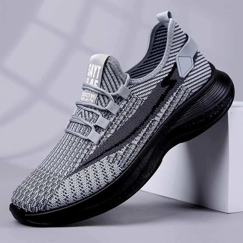Summer Mesh Shoes, Thin and Breathable, Fly-Knit Casual Thick-Soled Sports Shoes, Lightweight Running Sports Shoes, Soft-Soled Casual Shoes Summer Mesh Shoes, Thin and Breathable, Fly-Knit Casual Thick-Soled Sports Shoes, Lightweight Running Sports Shoes, Soft-Soled Casual Shoes