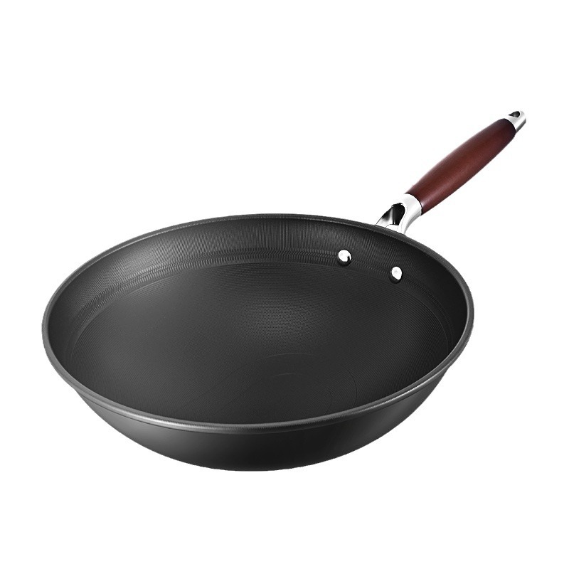 olla de hierro para horno de frito doméstico sin recubrimiento no pegajoso olla de gas de estilo antiguo horno electromagnético de hierro fundido