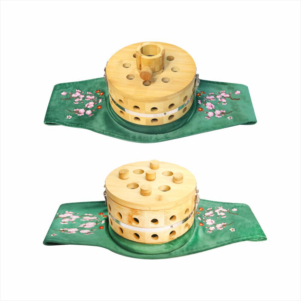 Smokeless Moxibustion Box with 4 Moxa Sticks for Waist and Abdomen Warm Therapy Home and Clinic Use specifications
