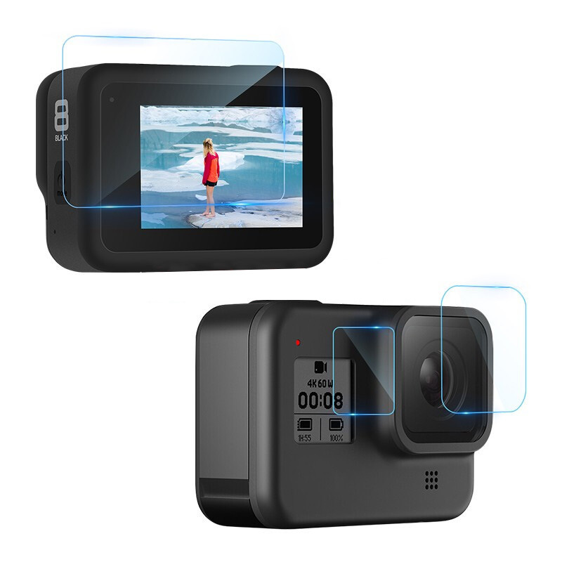 Aplicable Gopro9 Nano película a prueba de explosiones HERO5 película protectora para cámara deportiva AR HD 6/7 película g9 antiarañazos