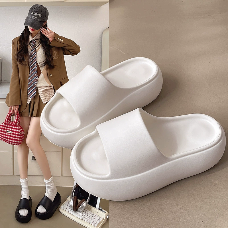 Nanbo Wan толстое дно увеличено холодные тапочки женские летние дома мягкие подошвы для комфорта, можно носить нескользкие пляжные холодные тапочки снаружи