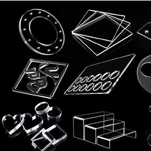 亚克力透明板零件加工有机玻璃任意形状尺寸切割塑料板UV印刷