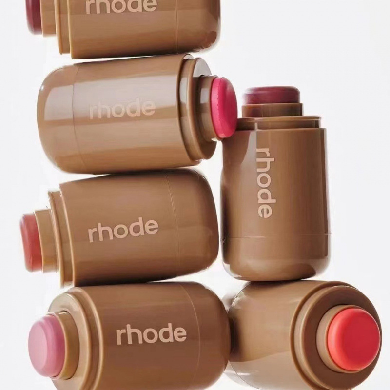 Rhode Skin New Blush Stick Hailey Piggy/Freckle Lip and Cheek Dual-Use Blush Cream