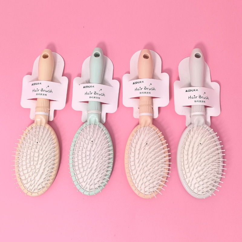 Pein de dama temperamento cabello largo rizado inflatable pein de bolsa de aire masaje tabla grande pein de bolsa de aire portátil para estudiantes domésticos