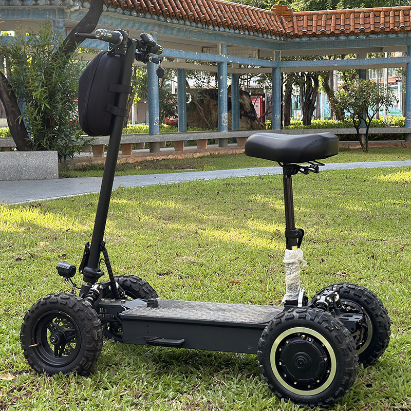 11inch Off-Road Tire Four-Wheel Electric Scooter for the Elderly Foldableable Portable Scooter for the Elderly Factory Home