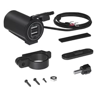 Модификация мотоцикла USB Автомобильное зарядное устройство двойной USB Автомобильное зарядное устройство для мобильного телефона Модификация аксессуары двойная апертура