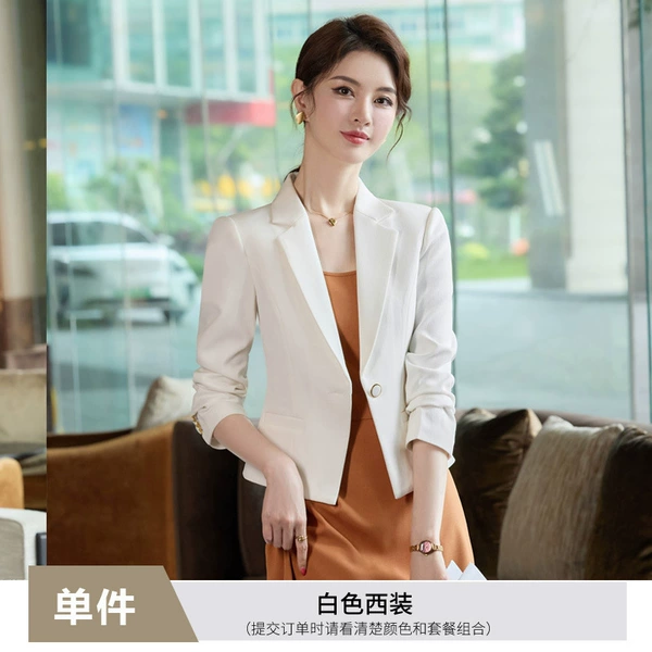White classic suit jacket