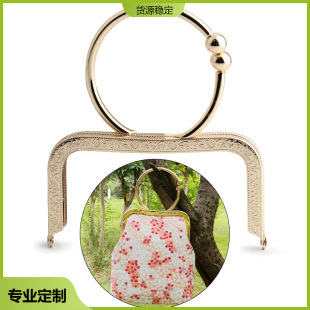 Manufacturer's High-End Professional Customized Cross-Border Hot-Selling New Product Metal Portable Design Bag with Gold Clip Customized Model