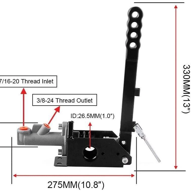 Аксессуары для модификации автомобиля, гидравлический ручной тормоз, автомобильный дрифт, ручной тормоз, гоночный ручной тормоз, расширенный рычаг заднего тормоза